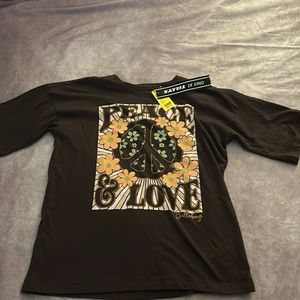 Billabong peace and love t-shirt woman’s small